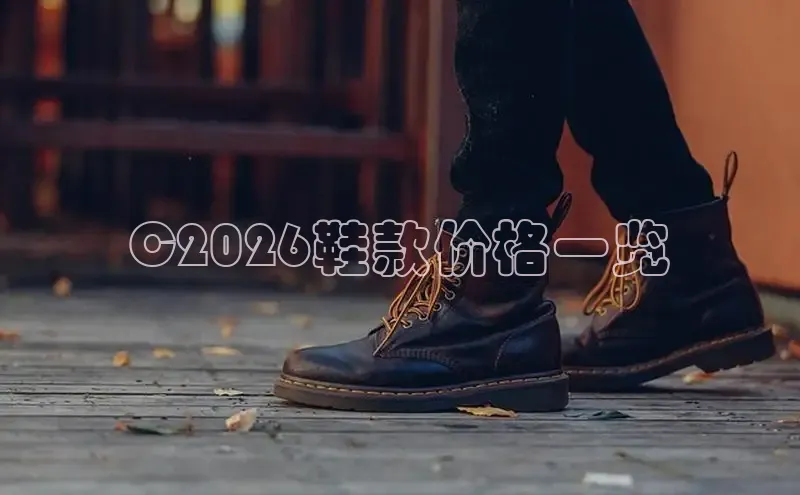 C2026鞋款价格一览